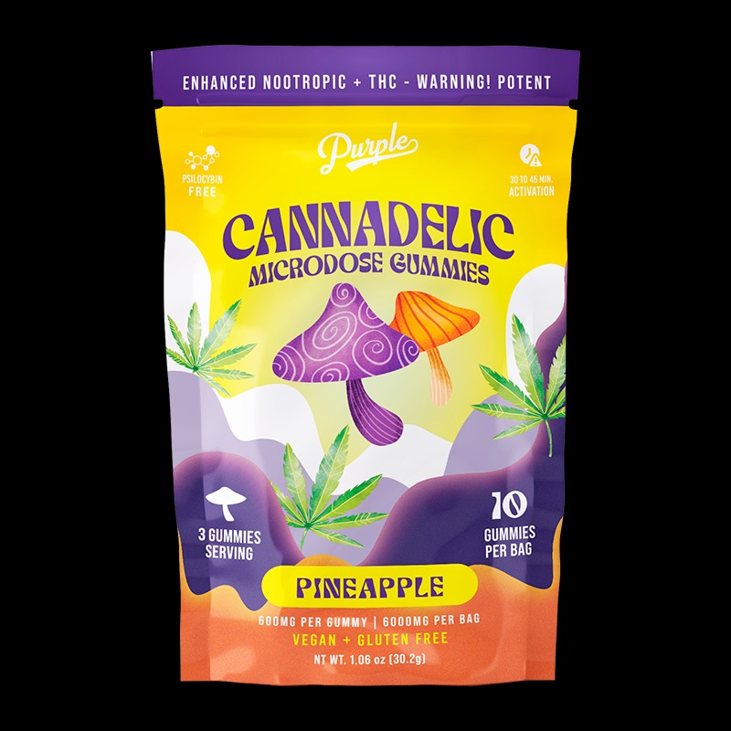 Cannadelics Microdose Gummies Pineapple