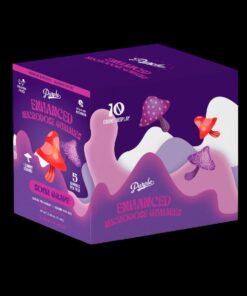 Purple Mushroom Enhanced Microdose Gummies Sour Grape