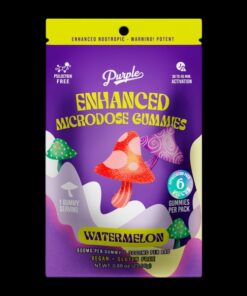 Purple Mushroom Enhanced Microdose Gummies | Watermelon